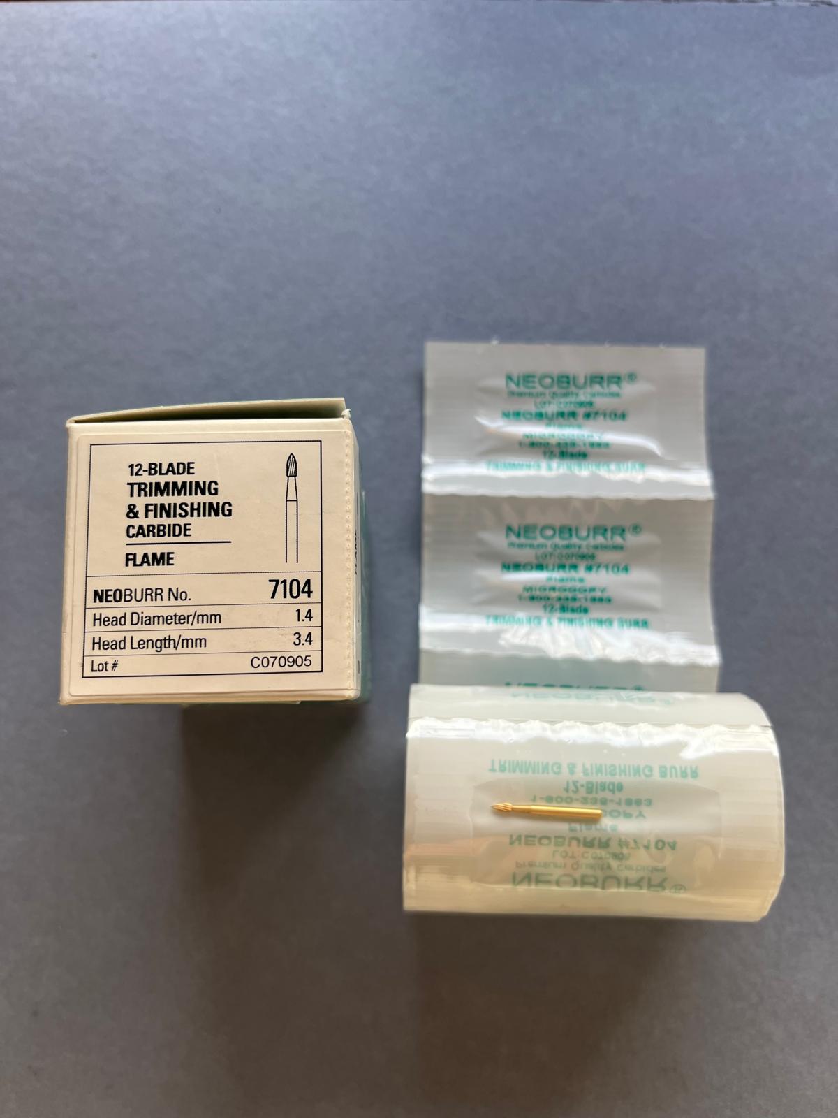 Burs - Selection of 224 Individually Wrapped Dental Burs - Sold together!