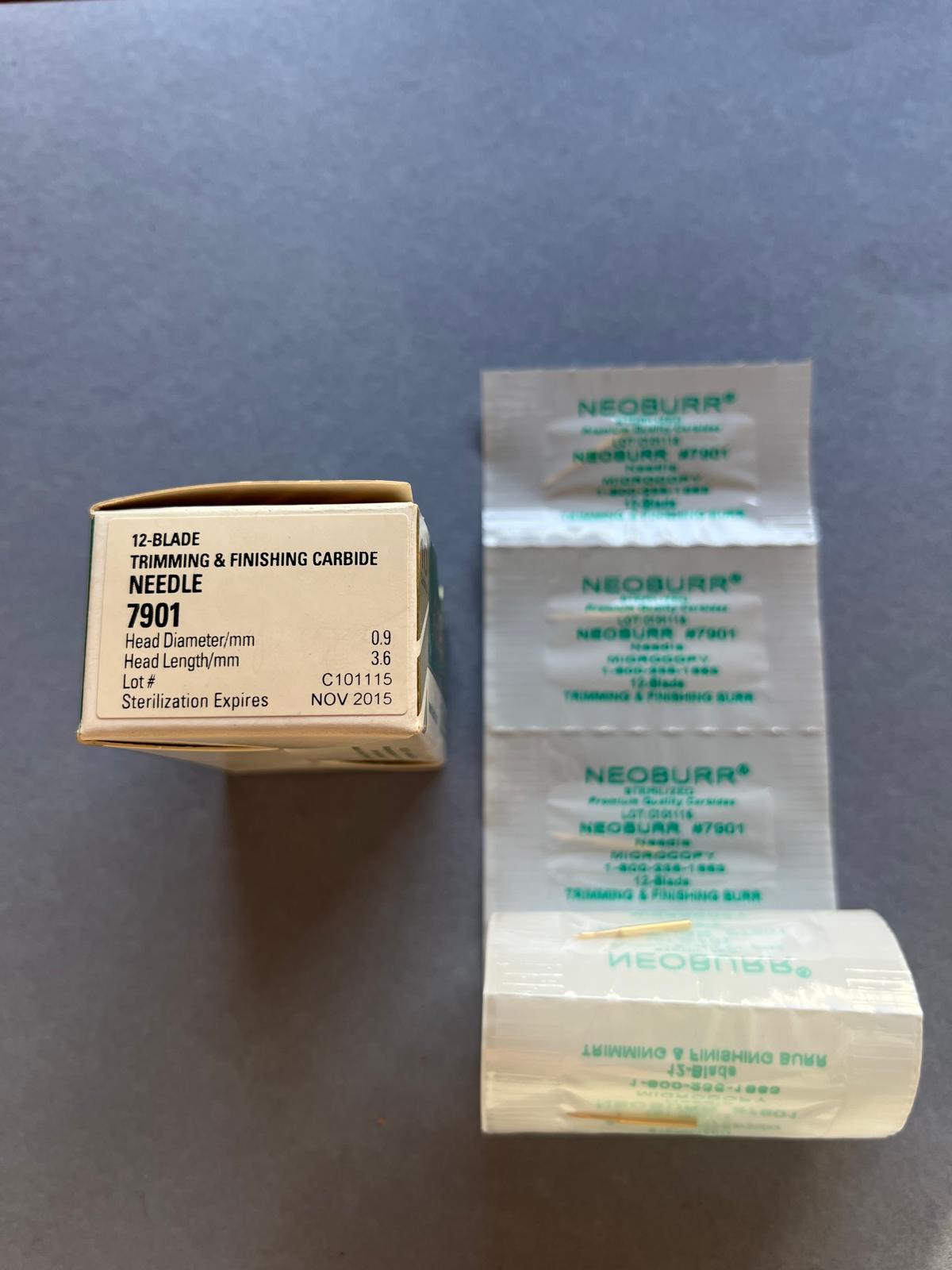 Burs - Selection of 224 Individually Wrapped Dental Burs - Sold together!