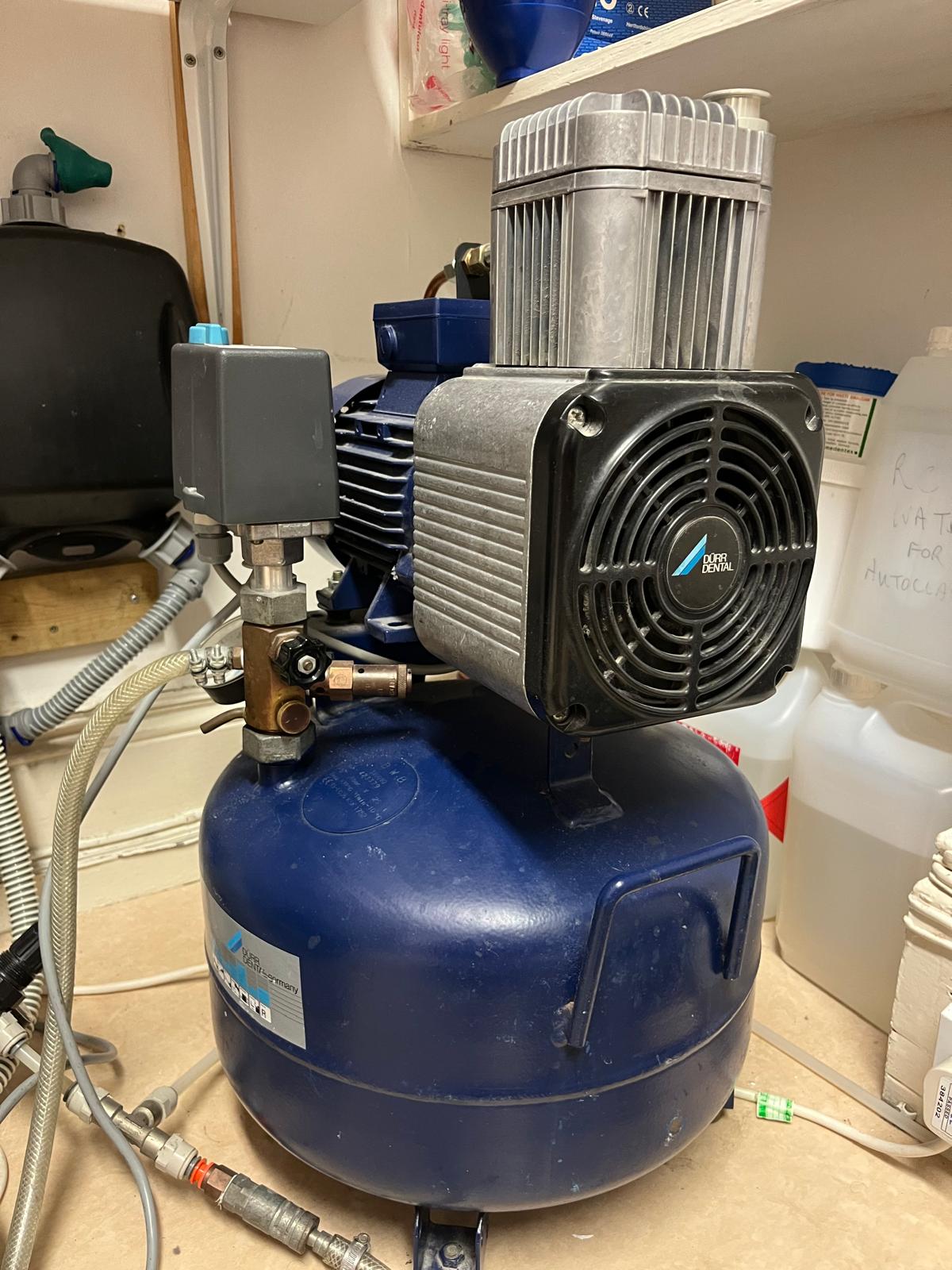 DURR Primo Single Surgery Compressor with Integral Drying Unit fitted