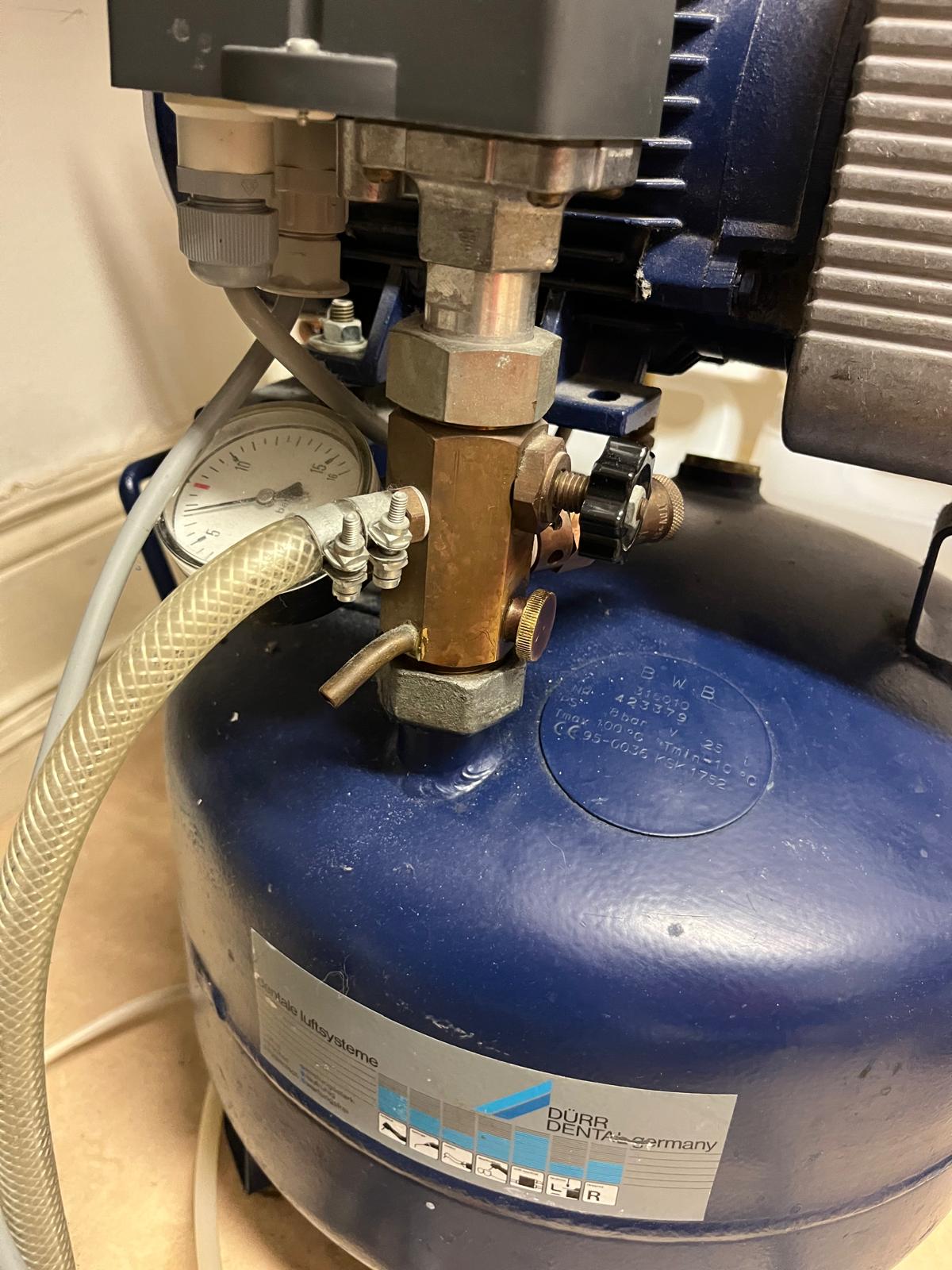 DURR Primo Single Surgery Compressor with Integral Drying Unit fitted