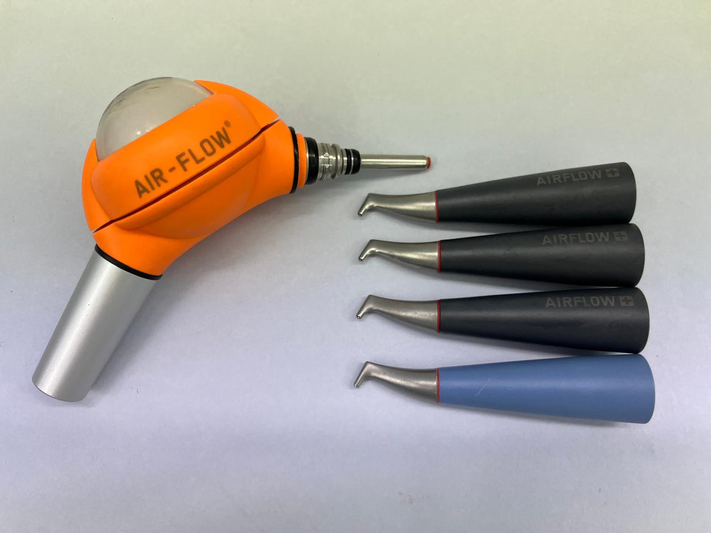 EMS Air Flow Polisher Mk 2 + 3 EMS Original Handpieces = Complete system