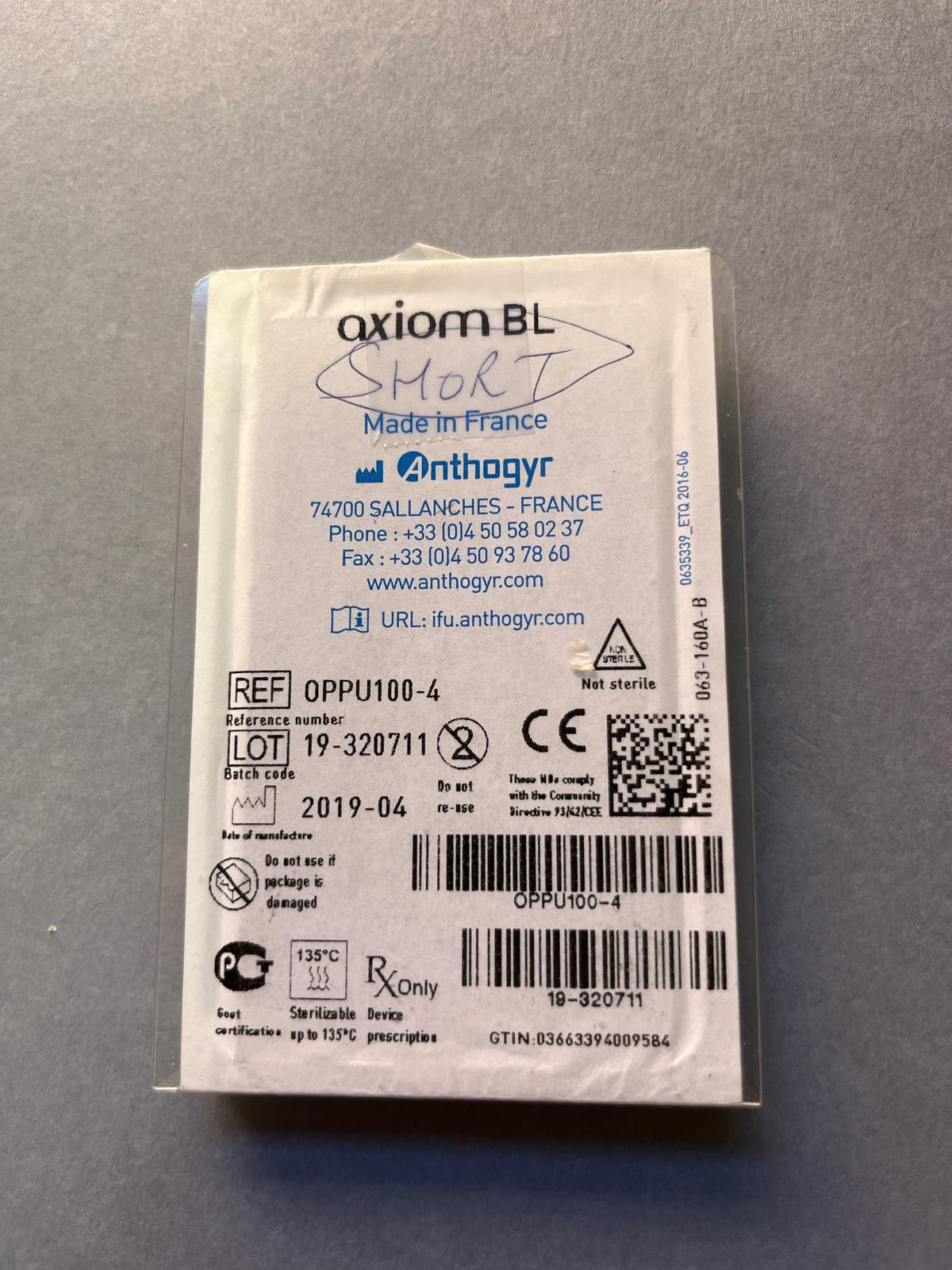 Axiom Anthrogyr Implant Pick-Up Copings (short) + Pins (sold together)