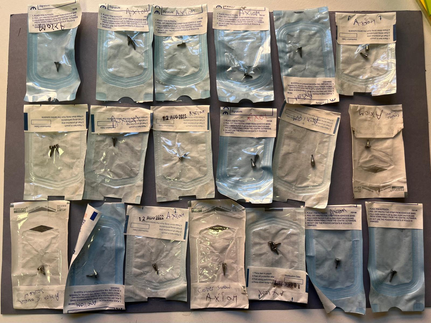 Axiom Cover Screws (various sizes) sold together!