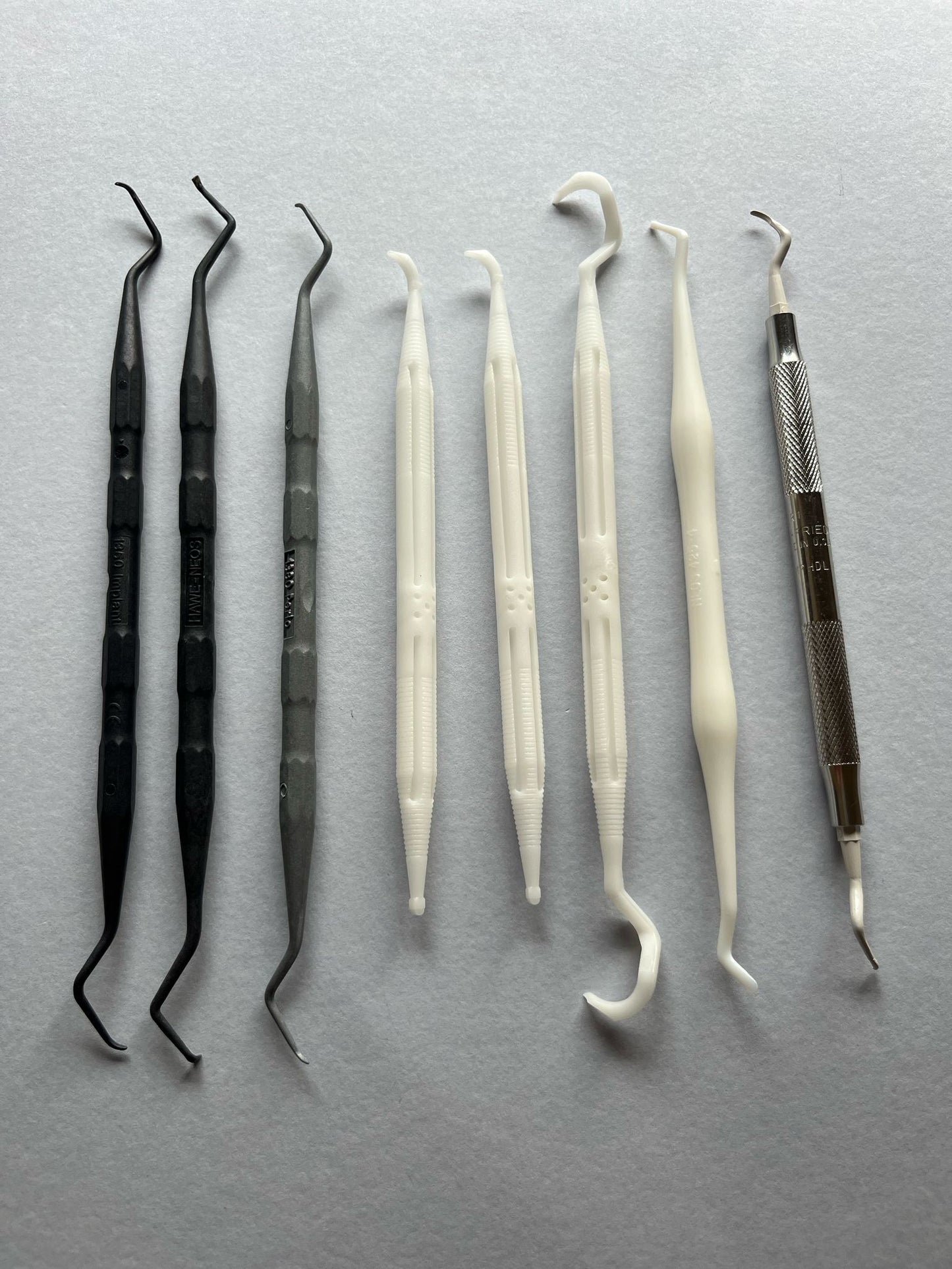 Selection of Plastic Implant Hand Scalers - sold together