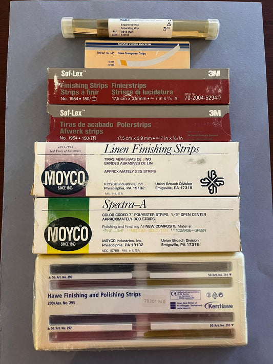 Finishing Strips / Celluloid Strips